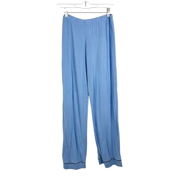 Eberjey Gisele Pajama Pants Women Small Blue Pull On Sleepwear Tencel Modal - Picture 1 of 13